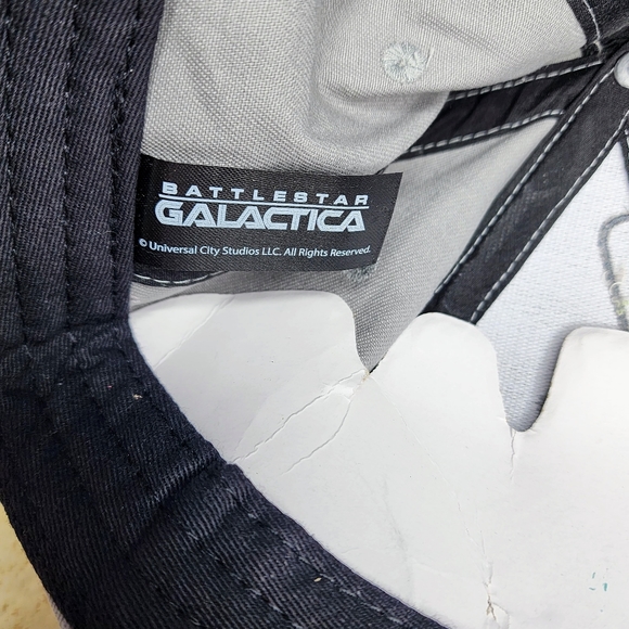 Battlestar Galactica Loot Crate Cylon Adjustable Hat Gray Strap Back Cap - Picture 7 of 8